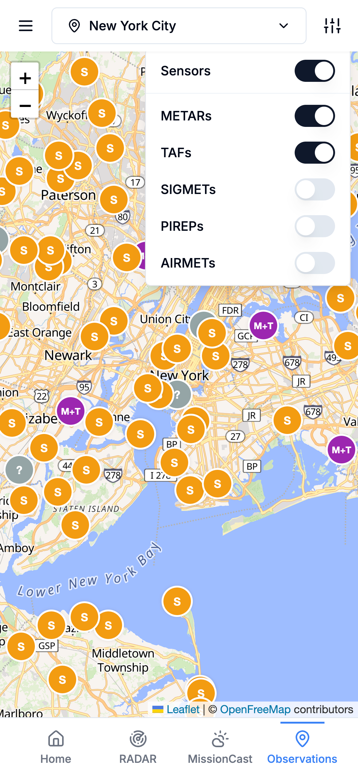 Observations Feature